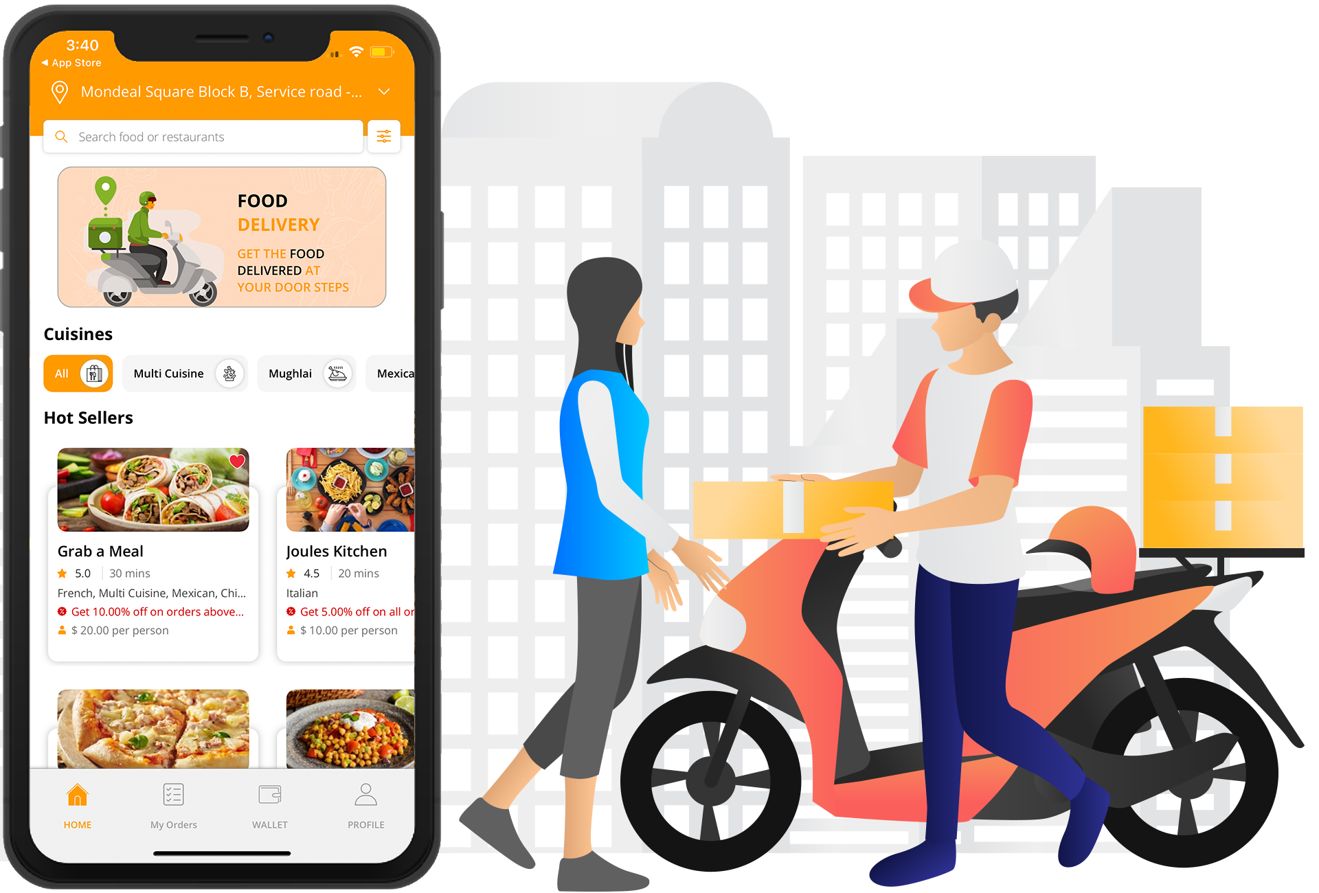 ubereats clone food delivery app